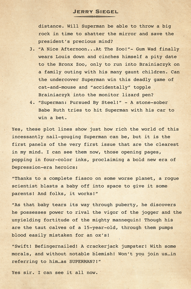 Illustration for article titled An American Myth: Jerry Siegel And Joe Shusterâs Original Notes For Superman Are A Must-Read